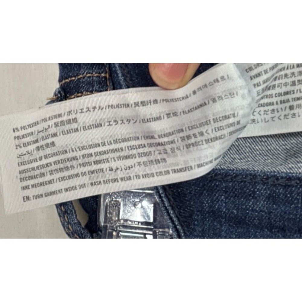 Hollister‎ Mid-Rise Jean Leggings Women’s Sz 3R W26 L28 Dark Wash Stretch Denim - Picture 6 of 8